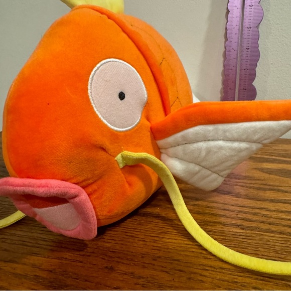 EUC Pokémon Plush Magikarp Karp Fish Orange & Yellow WCT Wicked Cool Toys 8” - Picture 3 of 6